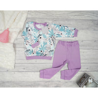 Gray Kids Pyjamas | Purple Koala
