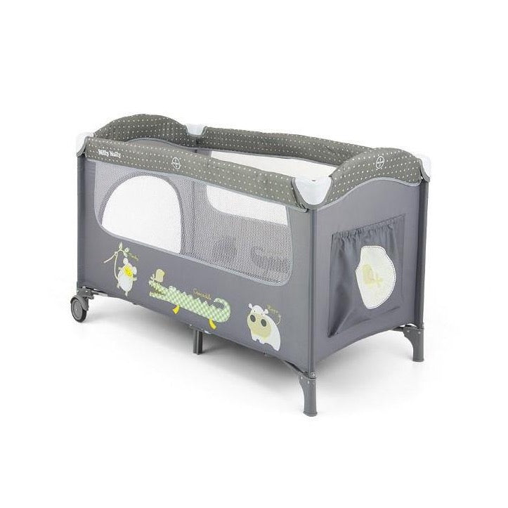 Light Slate Gray Milly Mally Mirage Travel Cot - 5 Colours