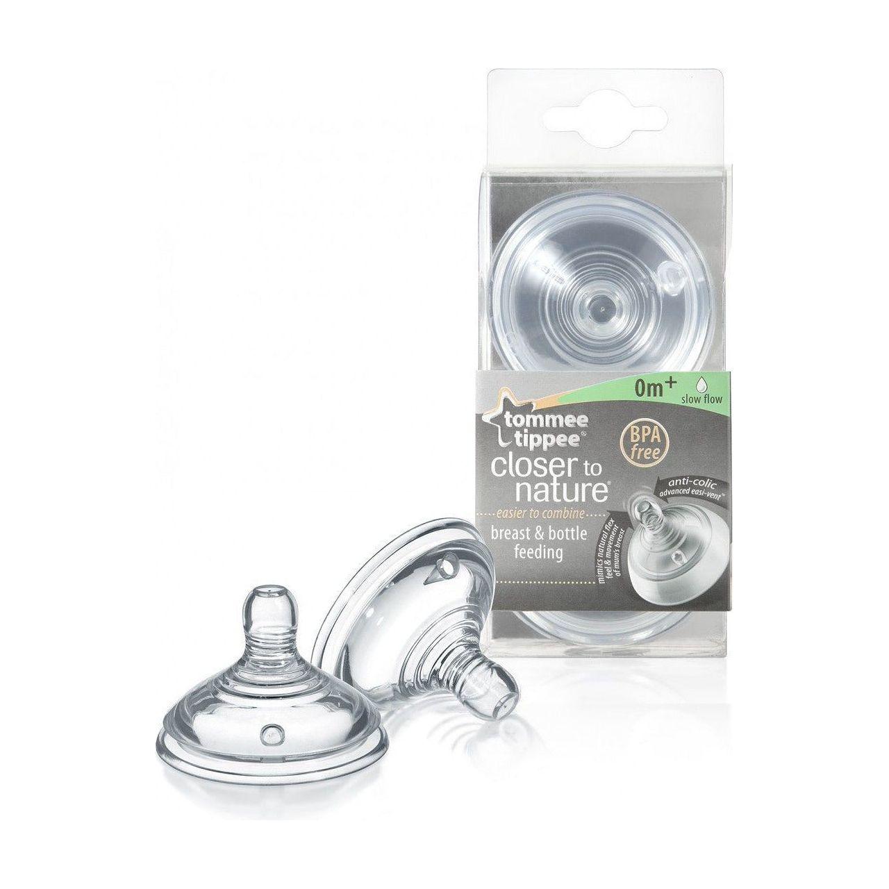 Gray Tommee Tippee Closer to Nature Teat 2 Pack - 4 Sizes