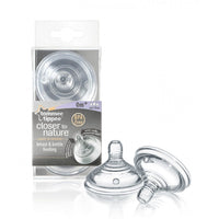 Tommee Tippee Closer to Nature Teat 2 Pack - 4 Sizes