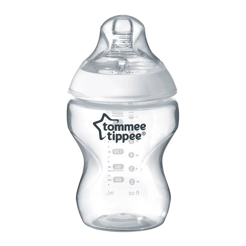 Light Gray Tommee Tippee Closer to Nature Bottle 0+ - 3 Sizes
