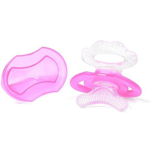 Lavender Blush Babyono Silicone Baby Teether - 3 Colours