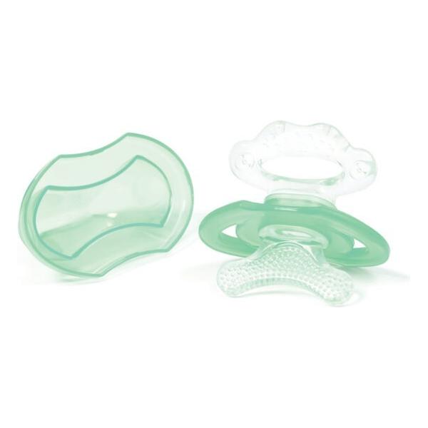 Beige Babyono Silicone Baby Teether - 3 Colours