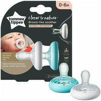Light Gray Tommee Tippee Breast Like Soother - 2 Sizes