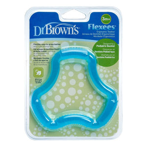 Dark Gray Dr Brown's Flexees Teether 3m+ - 2 Colours