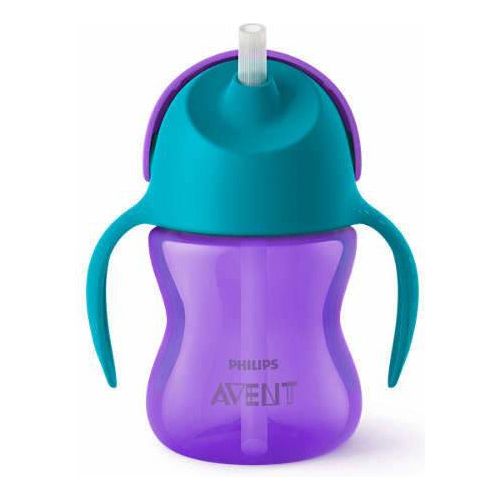 Medium Purple Philips Avent My Bendy Straw Cup 9 months+ - 2 Colours