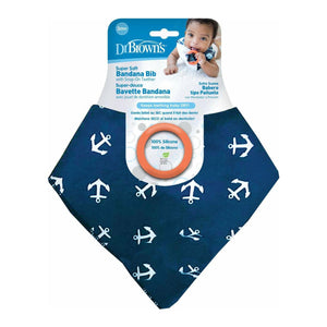 Dark Slate Gray Dr. Brown‚Äö√Ñ√∂‚àö√ë‚àö¬•s Teething Bandana Bib - 4 Designs