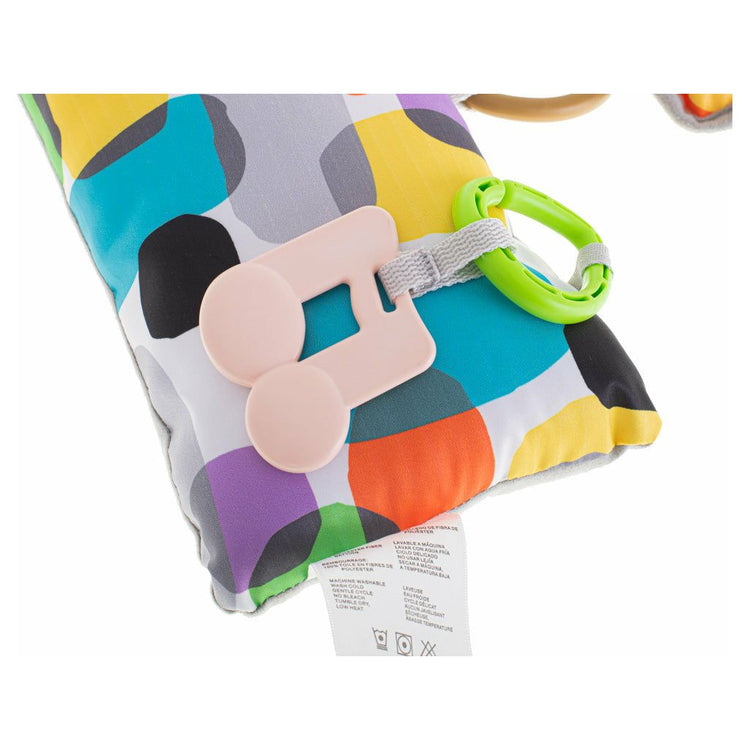 Gray Tummy Time Piano Pillow