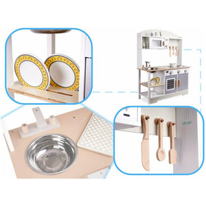 Light Gray Lulilo Wooden Kitchen - 2 Colours