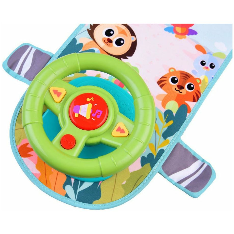 Dark Khaki Hola Interactive Steering Wheel Travel Toy