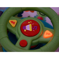 Dark Slate Gray Hola Interactive Steering Wheel Travel Toy