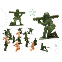 Dark Olive Green Soldiers Set - 307 pcs
