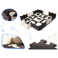 Beige Large Foam Puzzle Contrast Playmat - 25 pcs