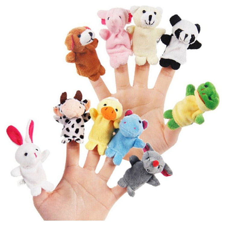 Tan Finger puppets - Animals 10 pcs