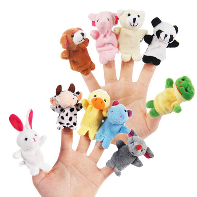 Tan Finger puppets - Animals 10 pcs