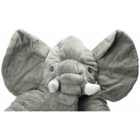 Slate Gray Elephant Pillow For Newborns