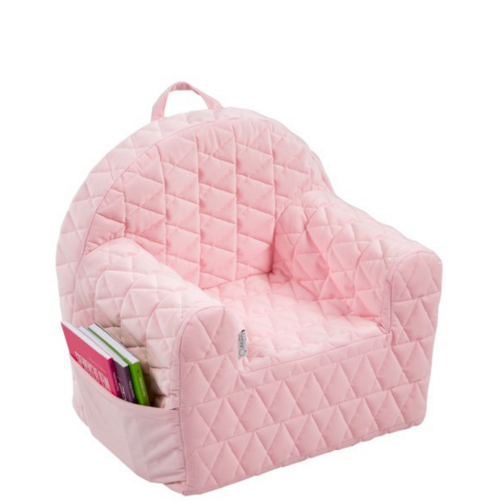 Light Pink Kids Velvet Armchair - 5 Colours
