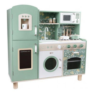 Gray Classic World Vintage Green Kitchen