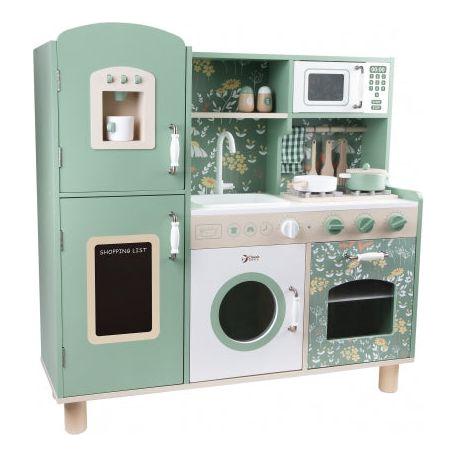 Gray Classic World Vintage Green Kitchen