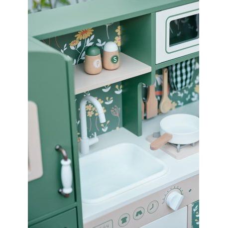 Gray Classic World Vintage Green Kitchen