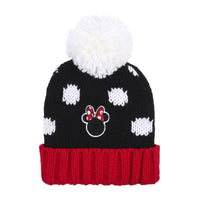 Cerda Minnie Mouse White Pom Pom Winter Hat