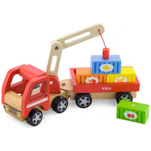 Firebrick Viga Wooden Crane Truck