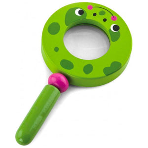 Yellow Green Viga Wooden Magnifier