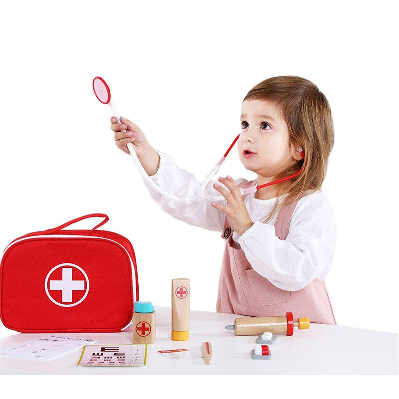 White Smoke Tooky Toy Wooden Doctor Set