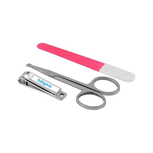 Gray Babyono Baby manicure set