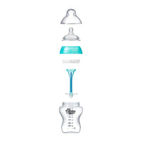 Medium Turquoise Tommee Tippee Advanced Anti-Colic Bottle 0m+ - 2 Sizes