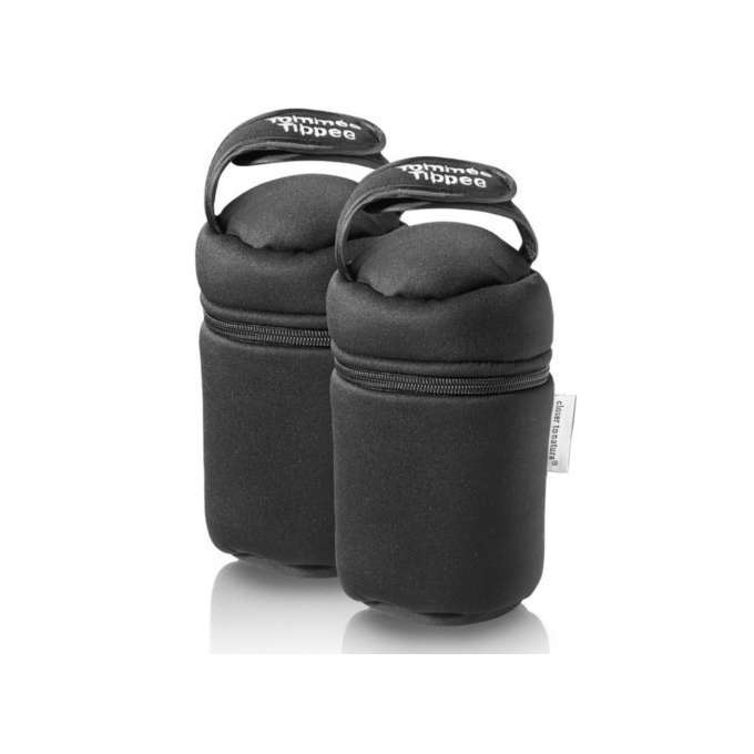Dark Slate Gray Tommee Tippee Closer to Nature Isulated Bottle Bag - 2 Pack