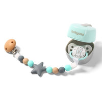 Pale Turquoise Babyono Soother case NATURAL NURSING - 3 Colors