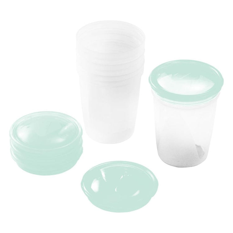 White Smoke Babyono Breast milk food storage containers