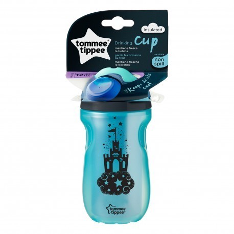 Cadet Blue Tommee Tippee Insulated Drinking Cup 12m+ - 4 Colours