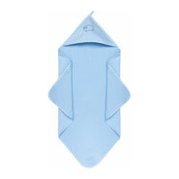 Light Blue Sensillo 100% Cotton Hooded Bath Towel 80x80 - 3 Colours