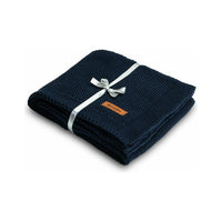 Light Gray Sensillo 100% Cotton Knitted Blanket - 4 Colours