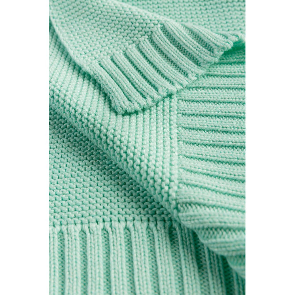 Dark Gray Sensillo Knitted Bamboo Cotton Blanket - 9 Colours