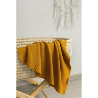 Gray Sensillo Knitted Bamboo Cotton Blanket - 9 Colours