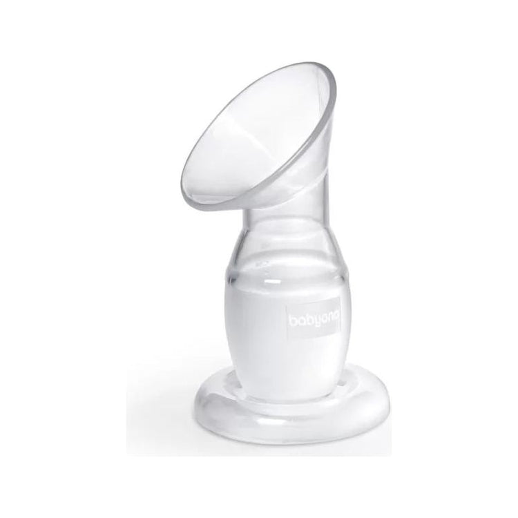 Gray Babyono Silicone Breast Milk Collector