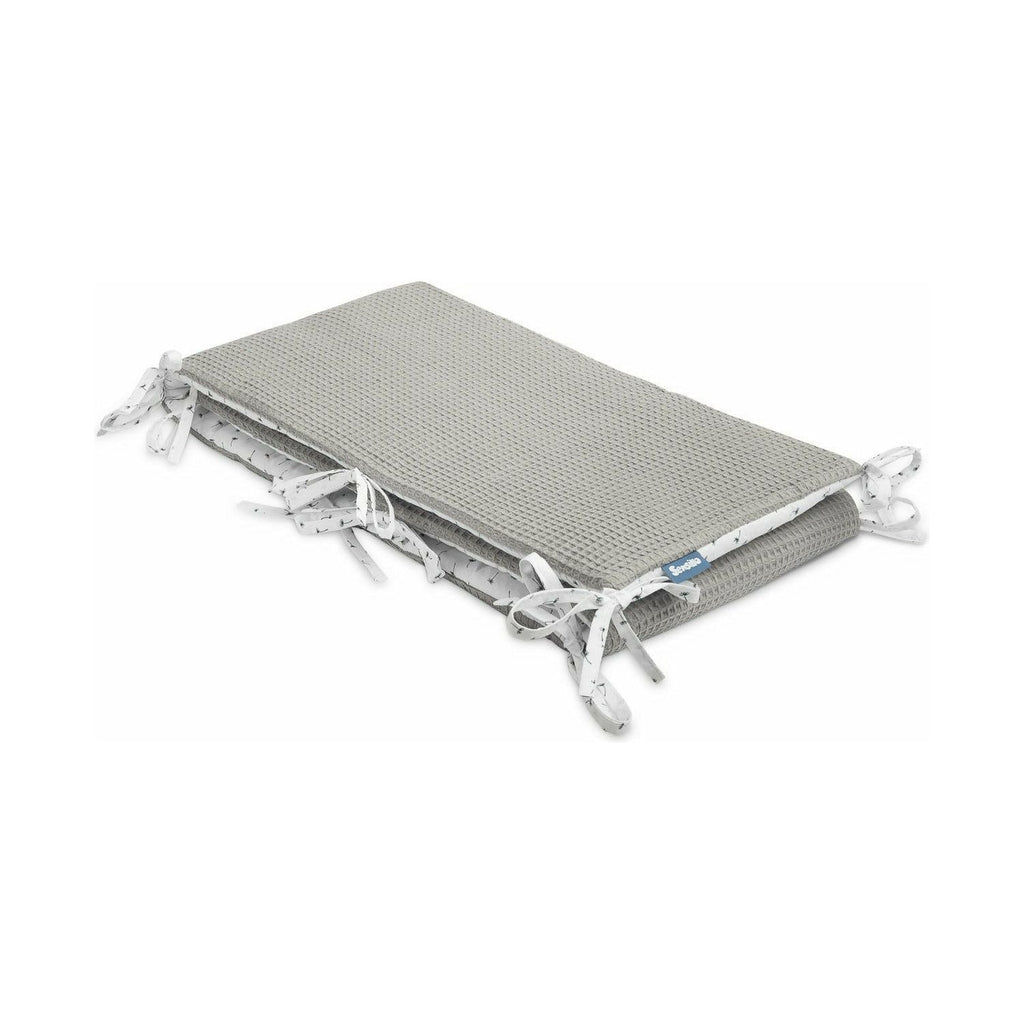 Gray Sensillo Breathable double-sided thin cot bumper - 5 Designs