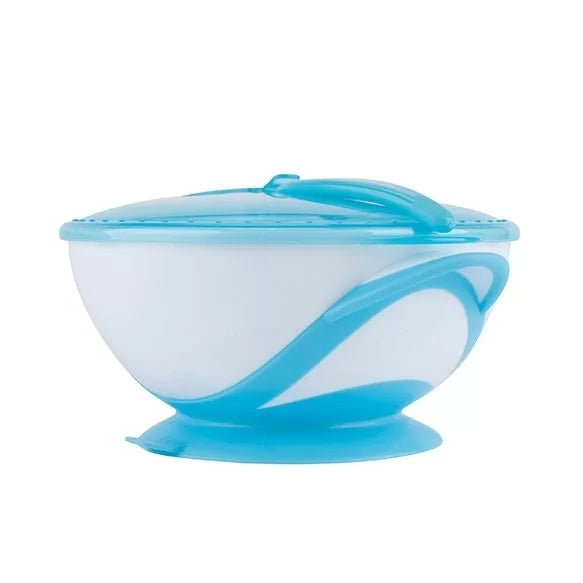 Light Sea Green Babyono Bowl With A Suction And A Spoon - 4 Colours
