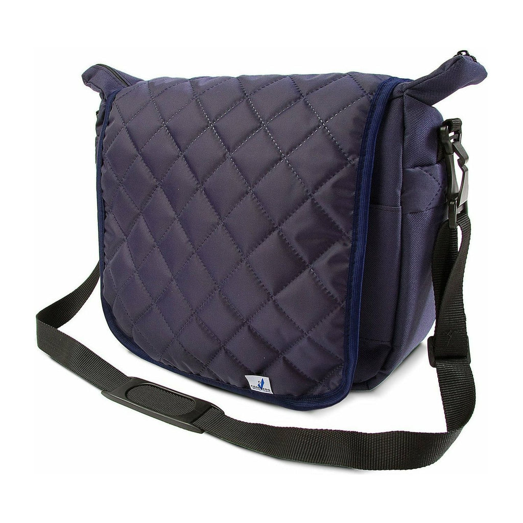 Dark Slate Gray Caretero Quiled Changing Bag - 3 Colours