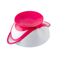 Medium Violet Red Babyono Bowl With A Suction And A Spoon - 4 Colours