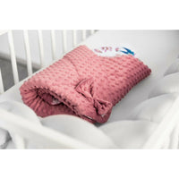 Pale Violet Red Sensillo Minky Baby Swaddle - 3 Designs