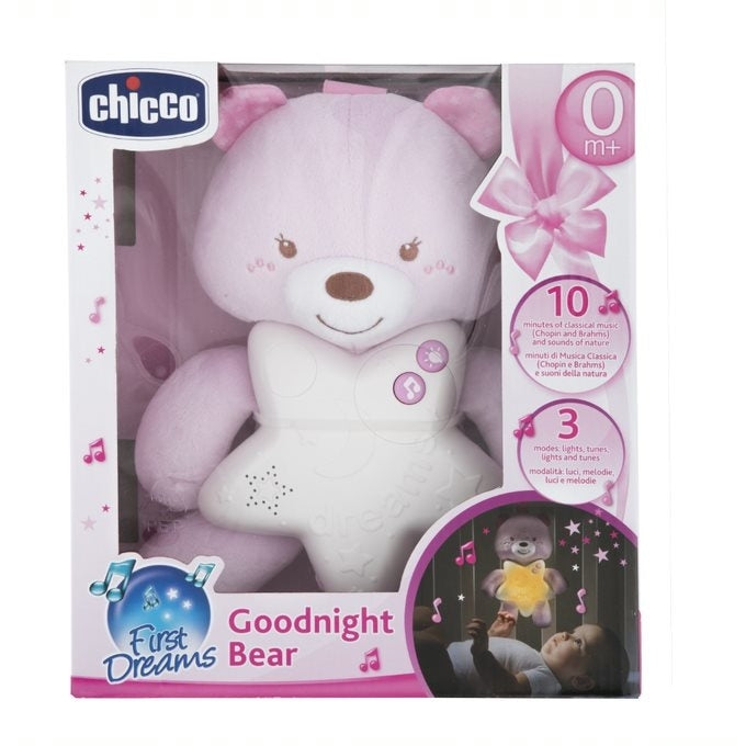 Thistle Chicco First Dreams Goodnight Bear Night Light - 2 Colours