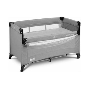 Dark Gray Caretero Esti Travel Cot - 3 Colours