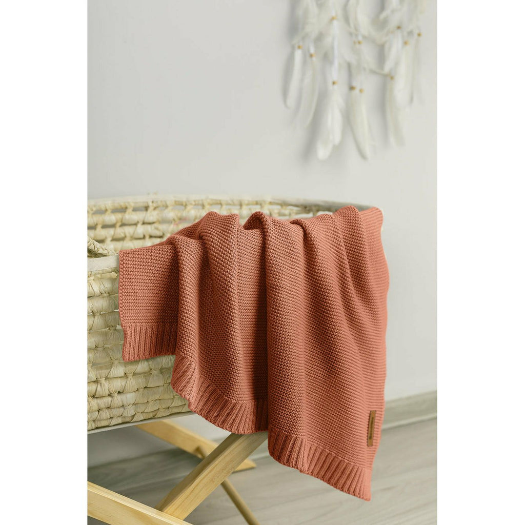 White Smoke Sensillo Knitted Bamboo Cotton Blanket - 9 Colours
