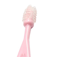 Pink Babyono Teething Toothbrushes Set - 2 Colours
