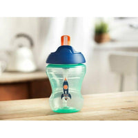 Light Gray Tommee Tippee Straw Cup 7m+ - 2 Colours