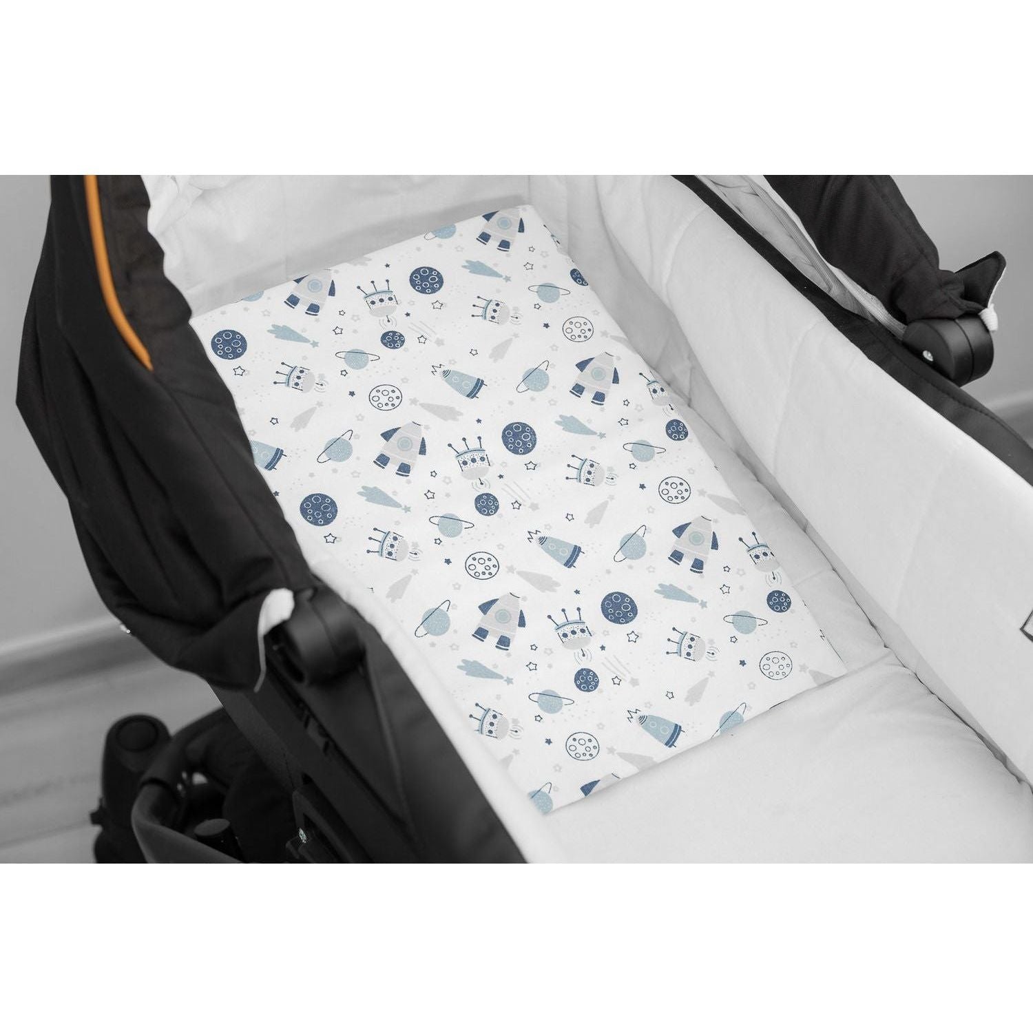 Sensillo Pram Wedge Pillowcase Cover 38X30 - Space
